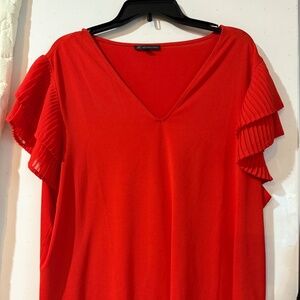 Orange Adrianna Papell Tunic Style Top, size 2X